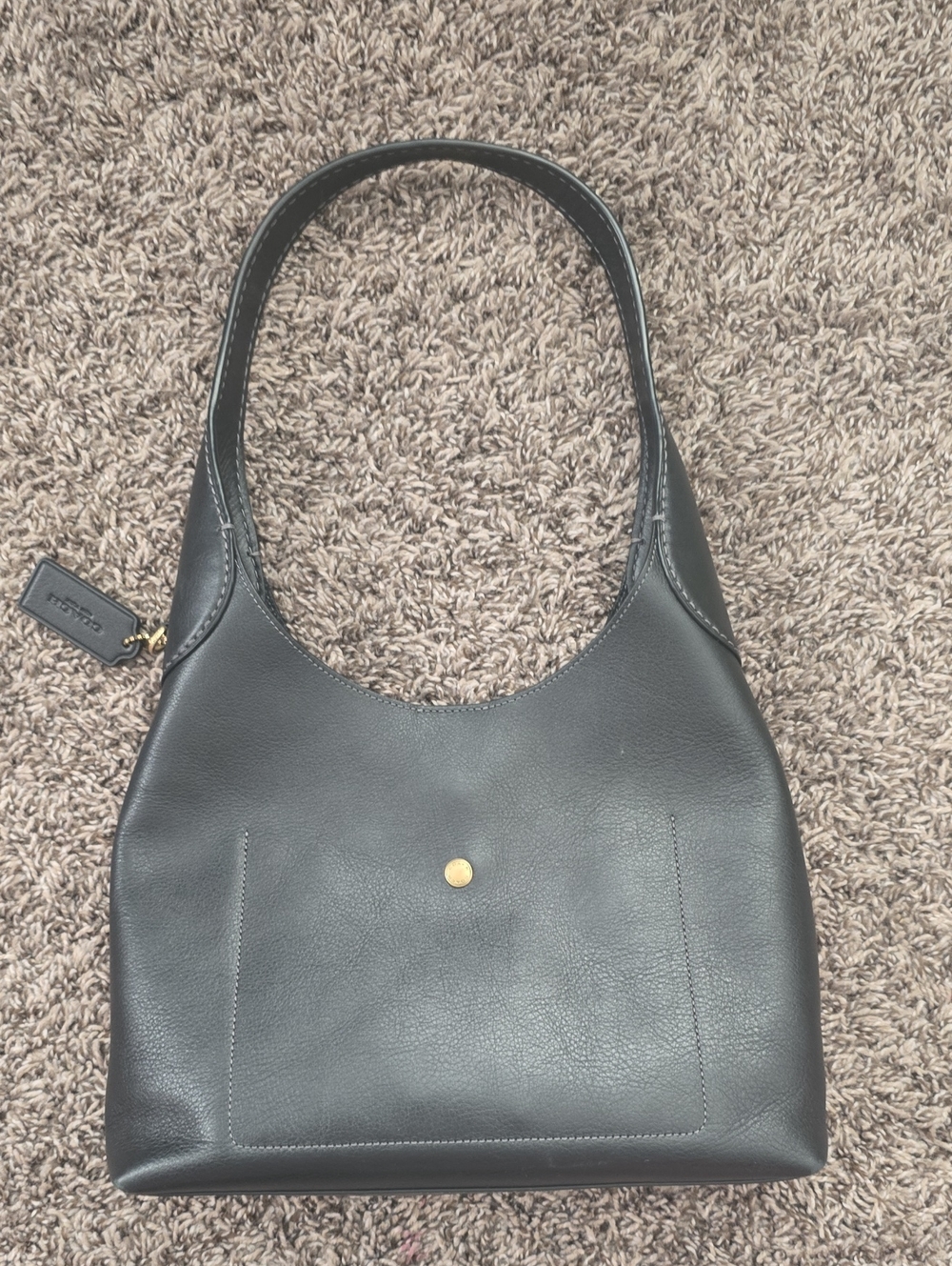 Coach Black Leather Brooklyn 28 Bag - Picture 3 of 16